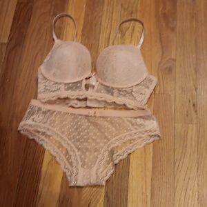 Laced Bra & Panty Set- NWOT